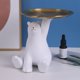 thumbnail image 4 of Almacenamiento de artículos diversos de bandeja de escultura del oso Zulema Bandeja de escultura, 4 of 7