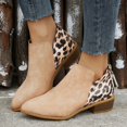 thumbnail image 2 of NECHOLOGY Botas Mujer Adulto Femenino Zapatos Botines mujer Nuevas botas Tacón grueso Punta estrecha Cremallera lateral Zapatos de mujer Botines Otoño e invierno (Khaki, 8.5), 2 of 7