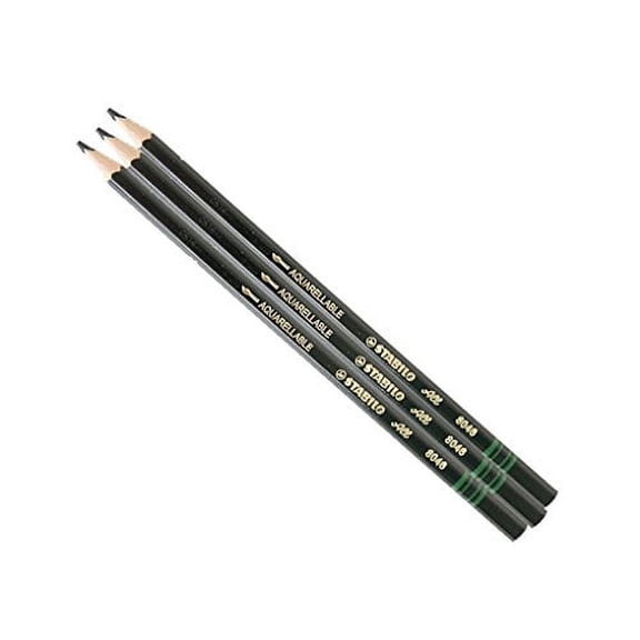 3X Stabilo-All Pencils, Black (Black)