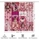 thumbnail image 2 of Oso Lotso-theme 4-Piece Shower Curtain Set with Rugs, Waterproof Bathroom Decor Set Includes Bath Mat, U-Shaped Rug, Toilet Lid Cover and Curtain with Hooks, 2 of 6