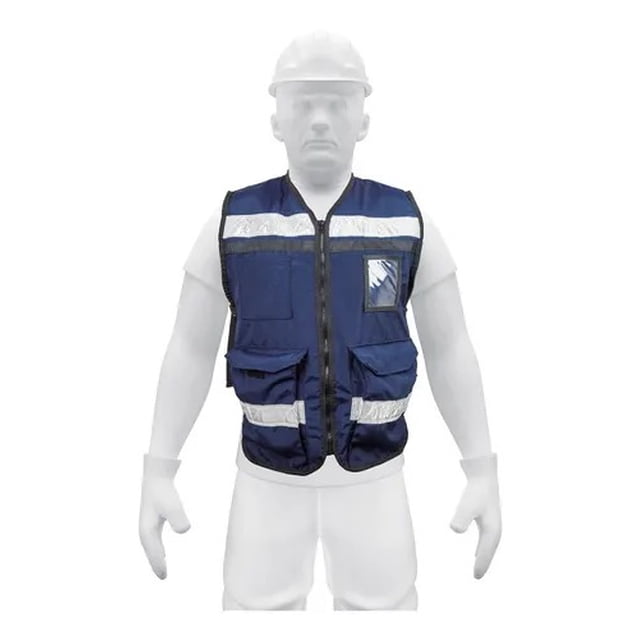 Chaleco Brigadista Color Azul Marino Truper 14667 Truper CHS-900AM