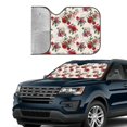 thumbnail image 4 of Bingfone Rose Flowers Car Windshield Sun Shade Protector Keep Your Vehicle Cool Sun Shield Visor Cover Foldable for Car Truck SUV-Medium, 4 of 8