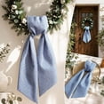 thumbnail image 6 of LIORAGLJ Checkered Wreath Sash Bow with Long Streamers Christmas Door Decor, 6 of 6