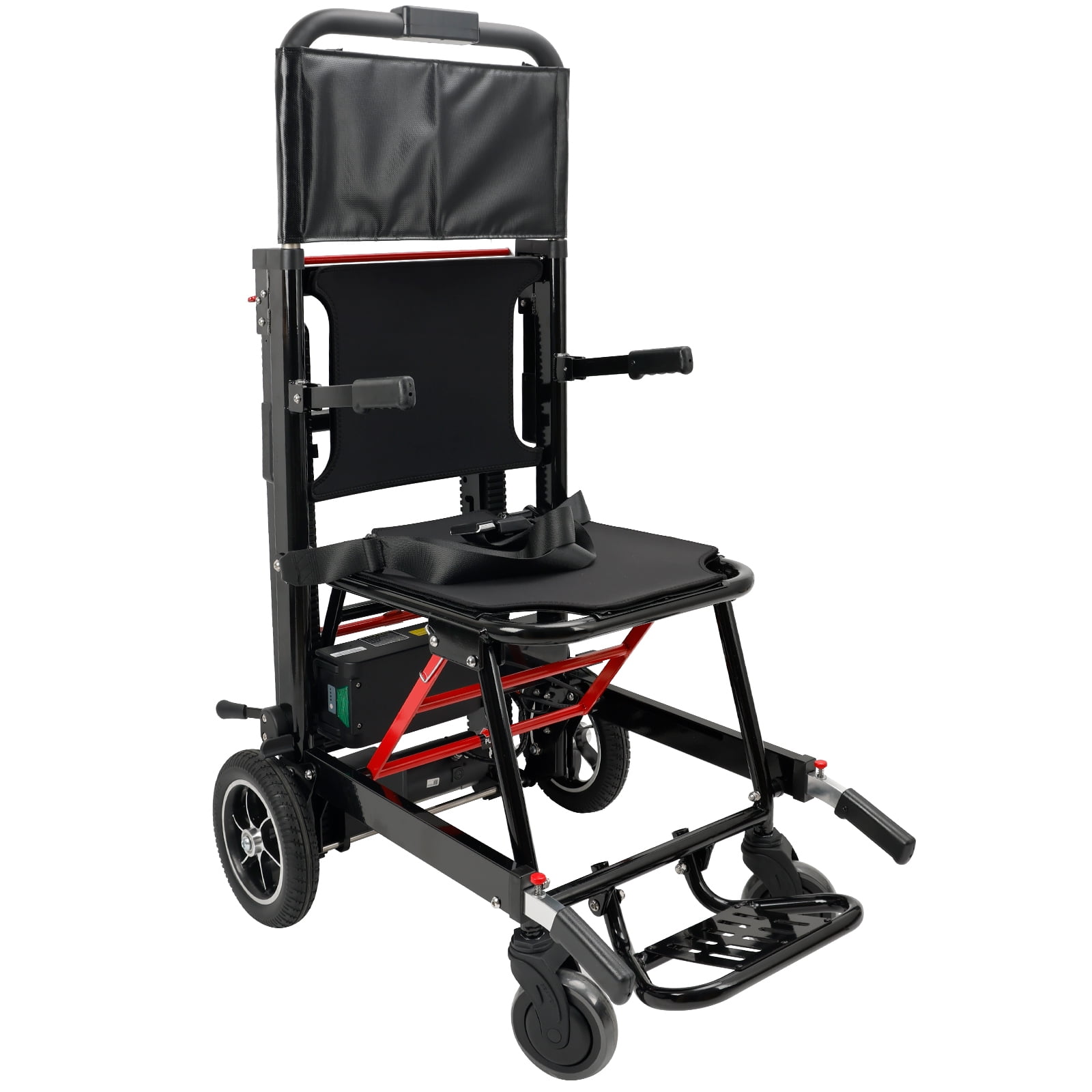 ARTUDATECH Portable Electric Chair Climbing Wheelchair large wheel 440 lb limit,Track Climbing Wheelchair Heavy Duty Assist Track Stair Chair for Adults Seniors