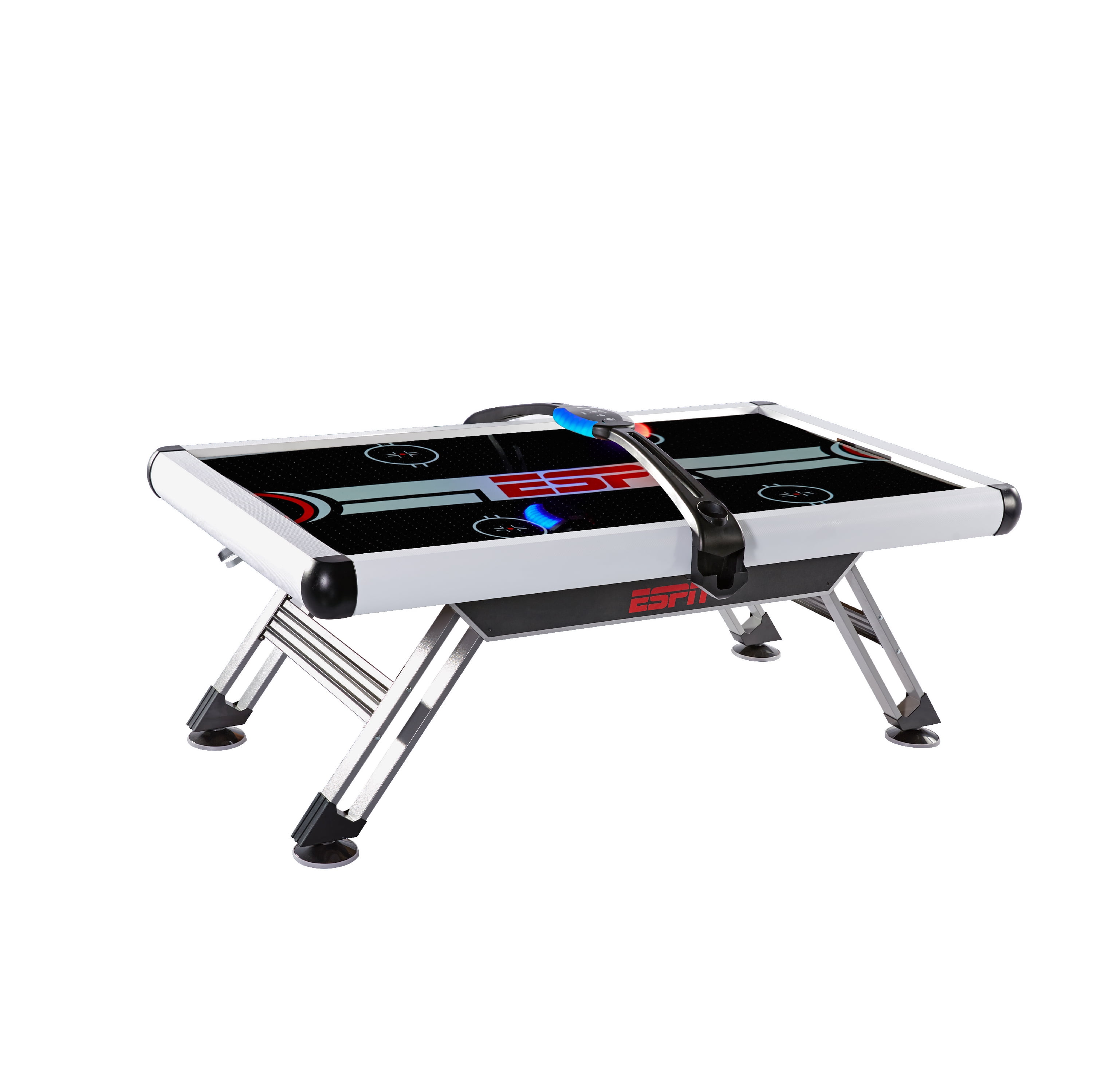 ESPN 84" Air Powered Hockey Table, Overhead Electronic Scorer, White