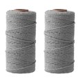 thumbnail image 1 of 2mm 100m Cotton String Twine 8 Ply Solid Colour Holiday Decorative Read For Diy Craft Gift Bake Wrapping, 1 of 5