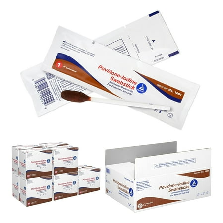 Dynarex Impregnated Swabstick NonSterile 10 Count(s) 50 Sticks/Count
