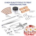 thumbnail image 4 of Kit de tratamiento de uñas encarnadas, kit de herramientas para uñas encarnadas: corrector de uñas encarnadas y aparatos ortopédicos para uñas de los pies, 4 of 5
