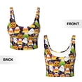 thumbnail image 5 of Picia Halloween1 Sports Bra for Women,Padded Strappy Sports Bras Medium Support Yoga Bra with Removable Cups,Running Yoga Bra-XX-Large, 5 of 9