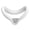 white, variant on For Meta Quest3s VR Glasses Shading Silicone Mask Anti-sweat Face Cushion K