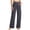 Gray, variant on Patlollav Womens Solid Color Fashionable and Comfortable Wide Leg Straight Yoga Pants Tummy Control