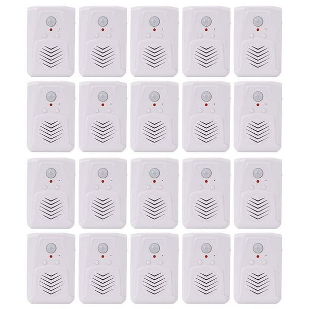 20X Sensor de Movimiento Interruptor de Timbre de Puerta MP3 Timbre de Infrarrojos Inalámbrico PIR Sensor de Movimiento