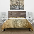thumbnail image 3 of Designart 'Vintage Tree Grooves Annual Rings on Stump' Vintage Duvet Cover Set, 3 of 4