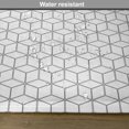 thumbnail image 6 of Ambesonne Black White Place Mats Set of 4, Geometric Square Shape, Standard Size, White Black, 6 of 6