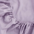 thumbnail image 3 of Fitted Sheet 1 Piece - 400 Thread Count & Breathable Fits Upto 14" Deep Pocket, 100% Egyptian Cotton Extra Long & All Around Elasticized Mattress Covers - Lavender Solid, King Size, 3 of 6