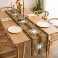 thumbnail image 3 of Brown Southwest Table Runner - 108 Inch Long, Kitchen Dining Table Runner Dresser Scarves, Western Rustic Ethnic Mexican Aztec Farmhouse Decor for Coffee Tables Wedding Party Banquet, 3 of 8