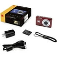 thumbnail image 4 of Kodak PIXPRO FZ55 Red 16MP Digital Camera 5X Optical Zoom 28mm Wide Angle 1080P Full HD Video 2.7" LCD Camera + 64GB Card and Reader + Case + Memory Wallet + Tripod + Cleaning Bundle, 4 of 9