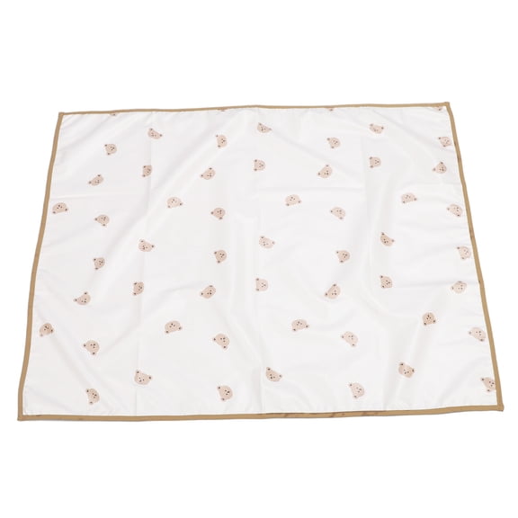 BIMZUC Protector Impermeable para Cama y Cuna de Bebé Almohadilla Lavable para Entrenamiento Oso (90 x 70 cm / 35.4 x 27.6 pulgadas)