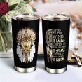 thumbnail image 4 of 20oz Wolf Gifts for Men, Women, Wolf Gifts for Wolf Lovers, Valentines Day Gifts for Him, Her, Coffee Thermos Native American Dreamcatcher Wolf Tumbler Cup Insulated Travel Coffee Mug with Lid, 4 of 6