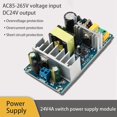 thumbnail image 1 of 100W 24V 4A High-Power Switching Power Supply Board AC85-265V Universal 50HZ/60HZ AC-DC Power Supply Module, 1 of 10