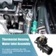 thumbnail image 3 of Termostato de salida de agua, conjunto de carcasa del termostato del refrigerante del motor para Jeep Grand Cherokee 2014-2018 No.68253457AA/68157217AA/68147599AC/68147599AA, 3 of 7