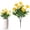 Z-16-B-5.9x12.59 Inch, variant on Faux Mums for Outdoor Planters 5 Bundles Artificial Sunset Chrysanthemum Outside Porch Garden Autumn Flowers Decor No Fade Fall Flower Fake Fall Plants Orange