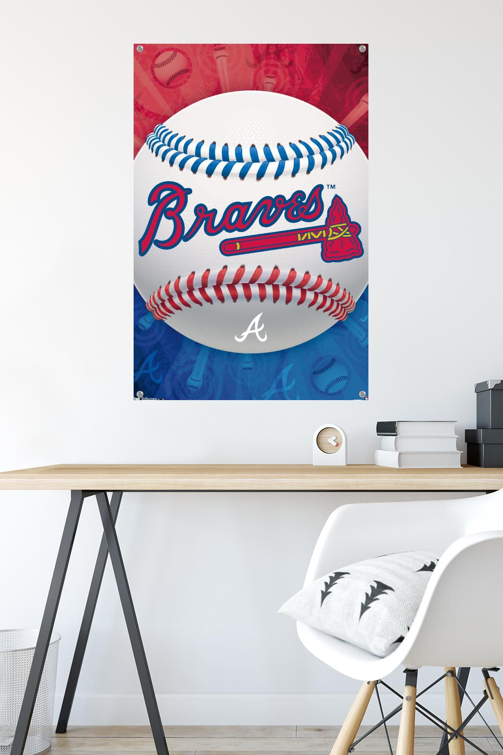 Atlanta Braves Logo Vinyl Wall Decal 