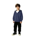 thumbnail image 2 of Generic Toddler Girls Zip Up Hoodies Cute Plaid Full-Zip Hooded Sweatshirts Kids Casual Spring Fall Sweatshirt Jackets with Pockets, 2 of 4