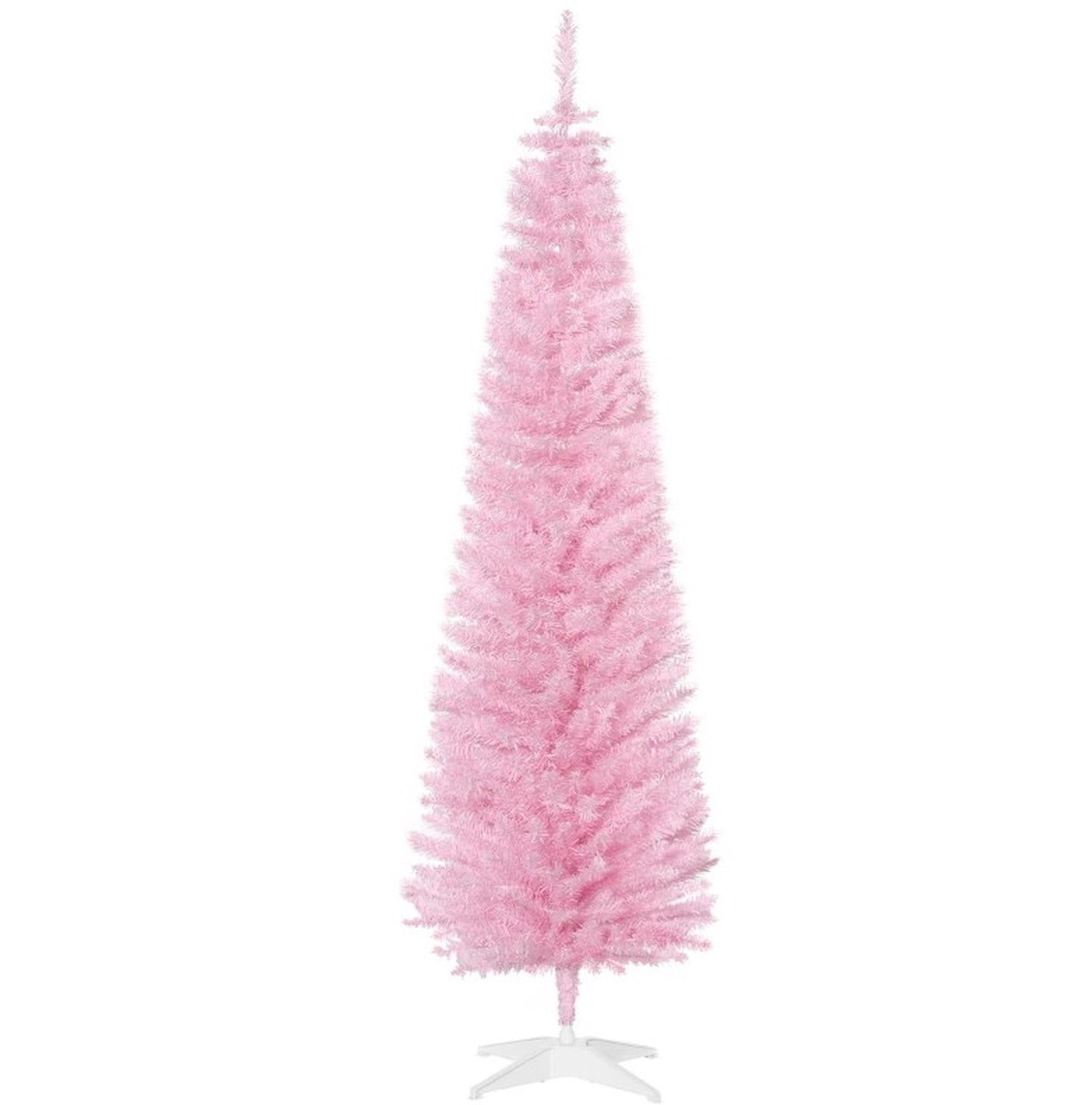 Pink Pencil Christmas Tree 6ft Artificial Plastic