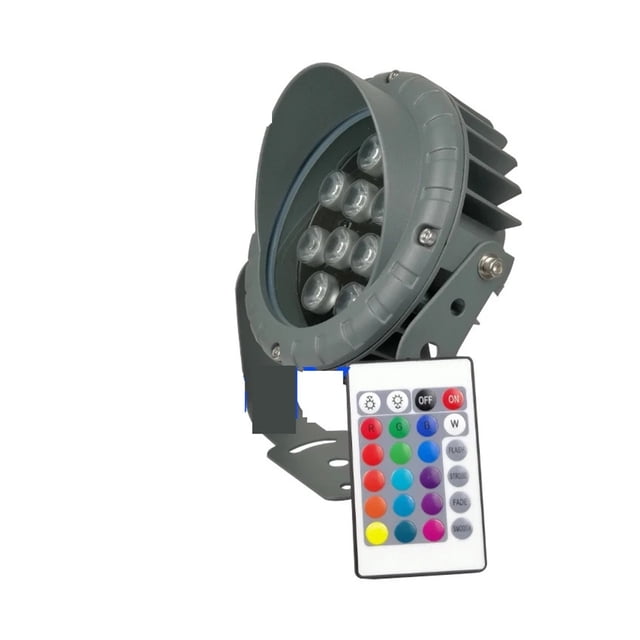 12W With Memory LED RGB Flood Light Lamp Roman Column Lighting Led Spotlight With Remote Control Floodlight ,Light Your Way Forward
