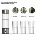 thumbnail image 3 of Cinvoph Hydrogen Water Bottle Generator, Portable Hydrogen Water Ionizer Machine Rechargeable, 2-in-1 Plastic Cup, 3 of 9