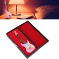 thumbnail image 4 of Mini Guitar Model, Guitar Model, Wood Musical Instrument Model Durable Pink For Home Friends, 4 of 8
