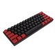 thumbnail image 1 of Teclado mecánnico colorido, efecto de iluminación fría portátil impermeable 61 teclado teclado mecánnico interruptor azul conectado para oficina, 1 of 7