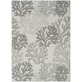 thumbnail image 2 of Nourison Garden Oasis Indoor/Outdoor Grey 5' x 7' Area Rug (5x7), 2 of 10