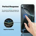 thumbnail image 4 of 2+2 Pack For Galaxy S25  Privacy Screen Protector And Camera Lens Protector,9H Hardness Tempered Glass Fingerprint Unlock Easy To Install For Galaxy S25 6.2 Inch, 4 of 6