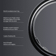 thumbnail image 3 of Oura Ring 5 - Stealth - Size 7 - World’s Smallest Smart Ring - Sleep, Activity, Women’s Health, AI Advisor, 1 Week of Battery Life, Size Before You Buy, Android & iOS Compatible, 3 of 10