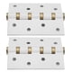 thumbnail image 3 of Bisagras de Puerta de Acero Inoxidable BuyweekMX Silenciador de Hojas Sueltas 4 Pulgadas, 3 of 5