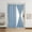 Blue 7B7, variant on Wuztai Solid Color French Door Window Curtains 102x64cm, Rod Pocket Sliding Curtains for Window Doors, Light Filtering Window Treatments