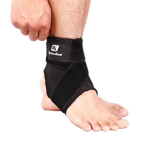 Sport Ankle Support Elastic High Protect Sports Equipment Safety Running Basketball Ankle Brace Support Black&M