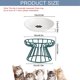 thumbnail image 2 of Cuenco de cerámica para gatos con cuenco elevado para gatitos, comida para mascotas y alimentación con agua para cachorros de interior, 2 of 5