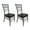 Black, variant on Gold Aluminum Chiavari Chair by Chivari, 2 Chair Bundle by Chivari