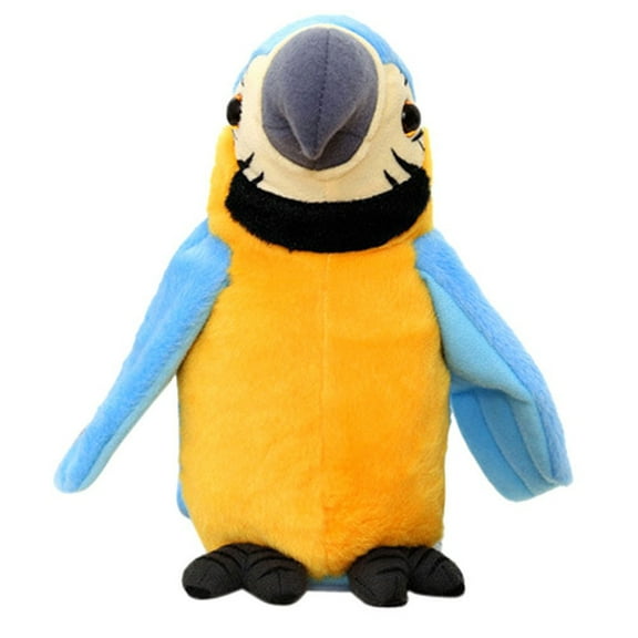 Electric Talking Parrot Plush Toy Bird Repeat What You Say Children Kids Baby Gifts
