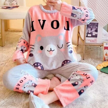 

Sanrio New Anime Cartoon Hello Kitty Coral Fleece Pajama Pants Soft Trousers Women Casual Home Trousers Kawaii Birthday Gift