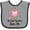 Heather and Black, variant on Inktastic My Great Grandma Loves Me Owl Girls Baby Bib