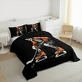 thumbnail image 3 of Castle Fairy 3-Piece Full Size Comforter Set - Ice Hockey Sports Print, 3 of 8
