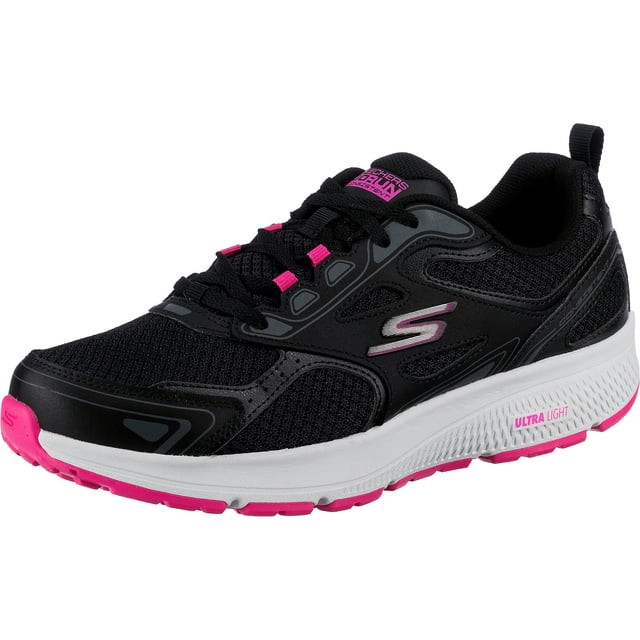 Zapatilla Skechers Consistent para mujer negro/rosa Wide 8.5US