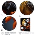 thumbnail image 3 of Designart "Wings of Majesty Graceful Bird" Animals Floater Framed Wall Decor, 3 of 7