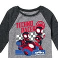 thumbnail image 3 of Marvel Spider-Man And His Amazing Friends - Techno Racer Morales - Toddler And Youth Raglan, 3 of 5