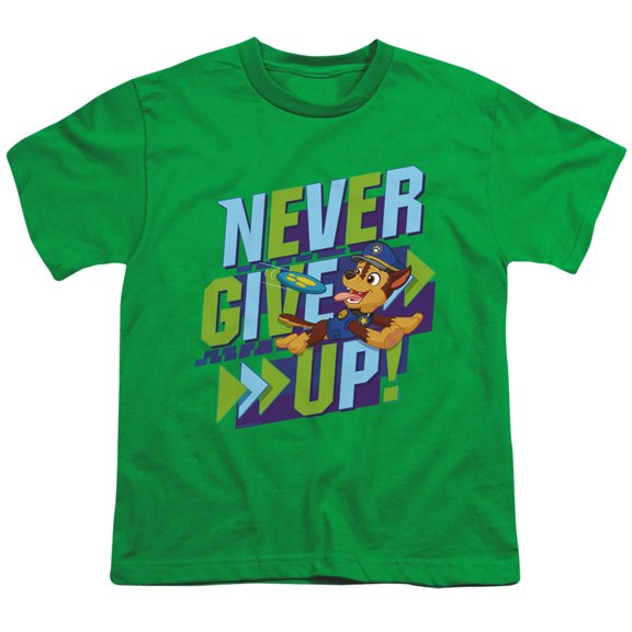 Paw Patrol Never Give Up Unisex Youth T Shirt