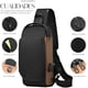 thumbnail image 3 of Mochila Riñonera Shendy Vendy Cruzada Mariconera Antirrobo Tipo Piel Con Entrada Usb, 3 of 6
